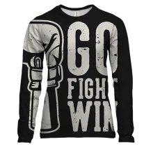 Женский 3D лонгслив Go fight win
