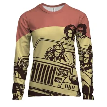 Женский 3D лонгслив Road Jeep