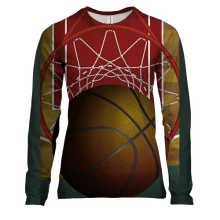Женский 3D лонгслив Basketball кольцо