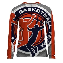 Женский 3D лонгслив Basketball team