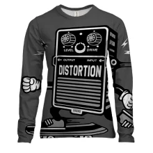 Женский 3D лонгслив distortion