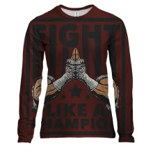 Женский 3D лонгслив Fight Champion