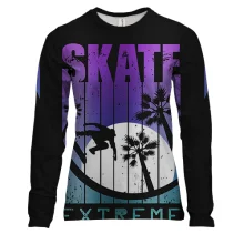Женский 3D лонгслив Skate extreme
