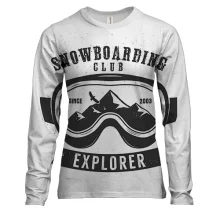 Женский 3D лонгслив Snowboarding Explorer