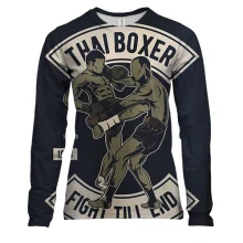 Женский 3D лонгслив Thai Boxer
