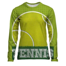 Женский 3D лонгслив Tennis с большим мячом