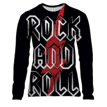 Женский 3D лонгслив Rock and Roll стрела