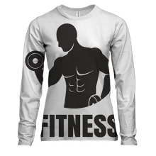 Женский 3D лонгслив Fitness Gym с атлетами