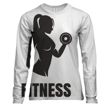 Женский 3D лонгслив Fitness Gym Girl