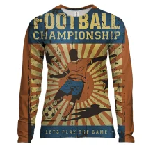 Женский 3D лонгслив Football Championship