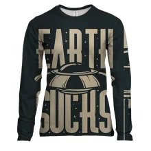 Женский 3D лонгслив Earth Sucks