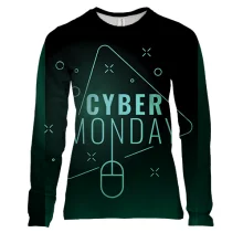 Женский 3D лонгслив Cyber Monday