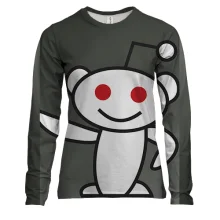 Женский 3D лонгслив Reddit