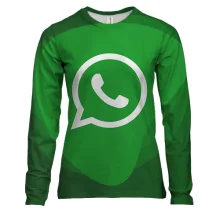 Жіночий 3D лонгслів з WhatsApp