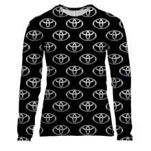 Жіночий 3D лонгслів з логотипом Toyota