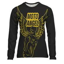 Жіночий 3D лонгслів Moto angel