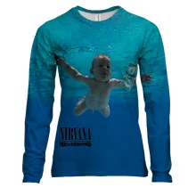 Женский 3D лонгслив Nirvana - Nevermind