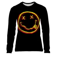 Женский 3D лонгслив Nirvana Smile