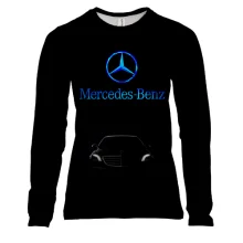 Женский 3D лонгслив Mercedes-Benz S-Class