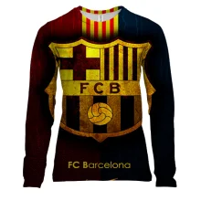Женский 3D лонгслив FC Barcelona