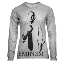 Женский 3D лонгслив Eminem с портретом рэпера