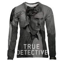 Женский 3D лонгслив True Detective