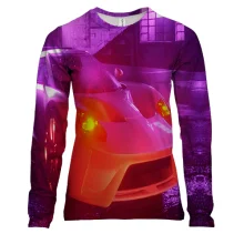 Женский 3D лонгслив Sports car
