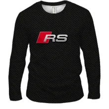 Чоловічий 3D лонгслів Audi RS Carbon
