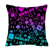 3D подушка ROBLOX neon logo pattern