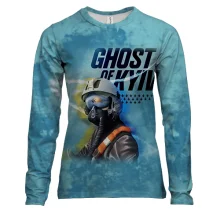 Женский 3D лонгслив Ghost of Kyiv