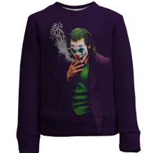 Детский 3D свитшот Джокер с сигаретой