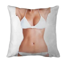 3D подушка Perfect Body в белом купальнике