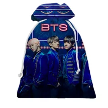 3D Подарочный мешочек с группой БТС (BTS K-POP) ARMY в костюмах