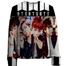 Детский 3D свитшот с группой БТС (BTS) K-POP