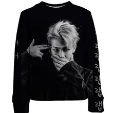 Дитячий 3D світшот з гуртом БТС (BTS) K-POP ARMY RAP MONSTER