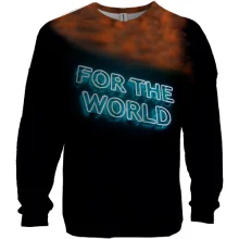 3D свитшот For the world