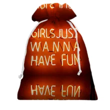 3D Подарунковий мішечок girls just wanna have fun