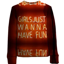 Детский 3D свитшот girls just wanna have fun