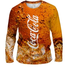 Мужской 3D лонгслив Coca Cola