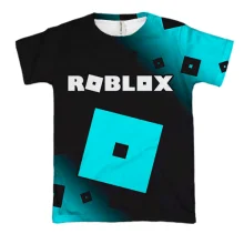 3D футболка Roblox лого