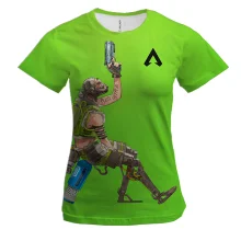Женская 3D футболка Октейн - Apex Legends