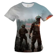 Жіноча 3D футболка Battlefield 6