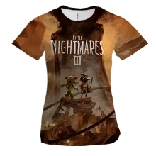 Женская 3D футболка Little Nightmares III