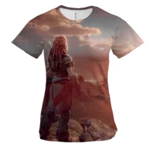 Жіноча 3D футболка Horizon - Forbidden West