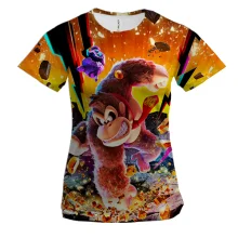 Жіноча 3D футболка Donkey Kong Bananza