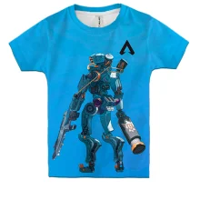 Детская 3D футболка Патфайндер - Apex Legends