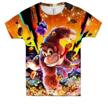 Дитяча 3D футболка Donkey Kong Bananza