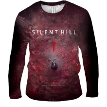 Мужской 3D лонгслив Hinako - Silent Hill F
