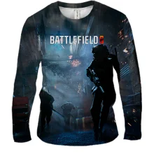 Мужской 3D лонгслив Battlefield 6 Ночная операция