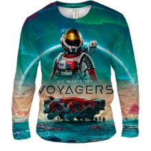 Мужской 3D лонгслив No Man's Sky - Voyagers